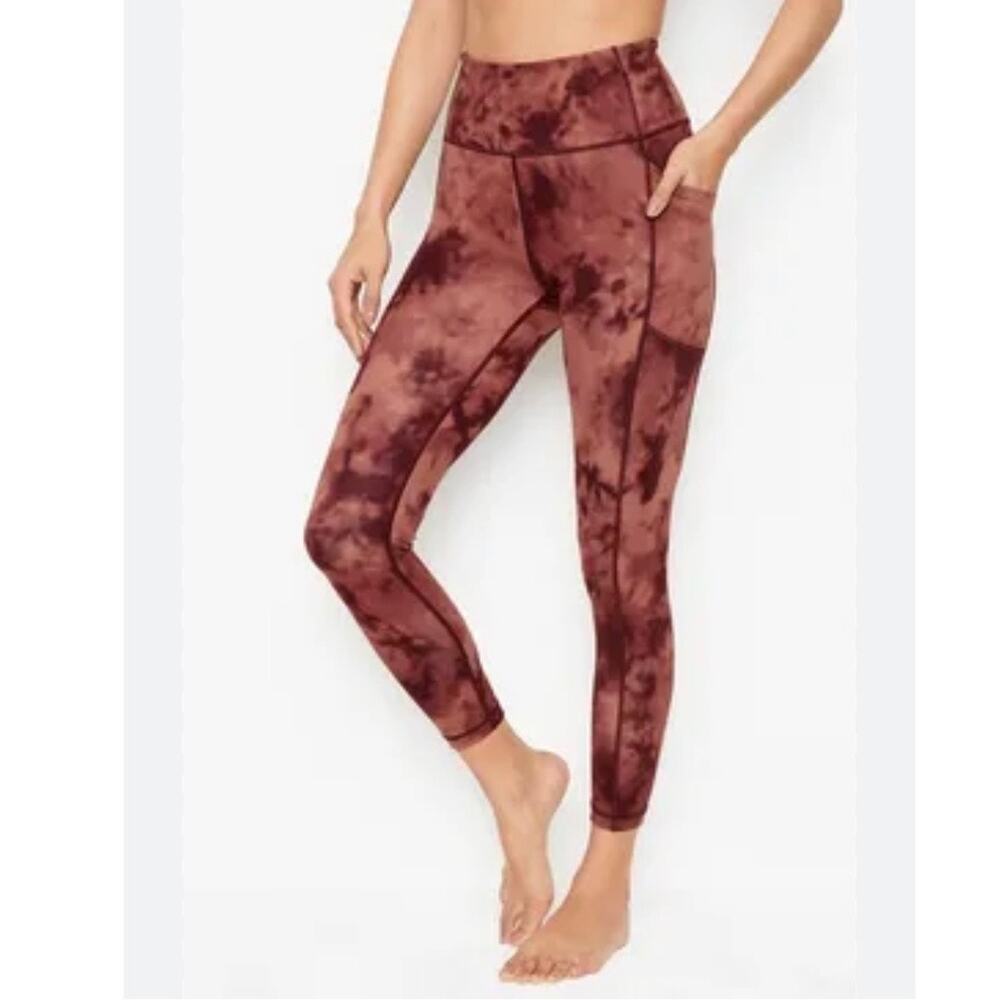 Victoria’s Secret Tie-Dye Workout Set – Sports Bra & High-Rise Leggings